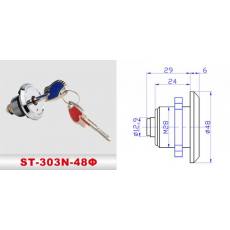 ST-303N-48Φ 險箱鎖、防盜鎖、通道鎖