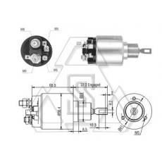 起動機(jī)電磁開關(guān)0-331-303-035 ZF 874