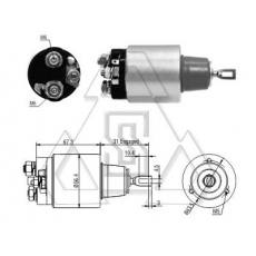 起動機電磁開關6-004-AS1-001