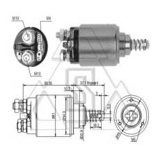 起動(dòng)機(jī)電磁開(kāi)關(guān)0-331-402-107 ZF 743