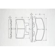 HD-CHR370剎車(chē)片 汽車(chē)盤(pán)式剎車(chē)片