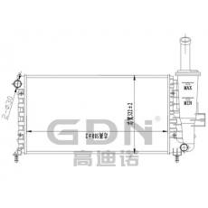 GDN.6.FT.046M-23 菲亞特 鋁質(zhì)散熱器