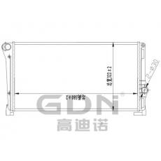 GDN.6.FT.044M-32 菲亞特鋁質(zhì)散熱器