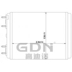 GDN.7.LA.010H-40 拉達(dá) 暖風(fēng)機水箱