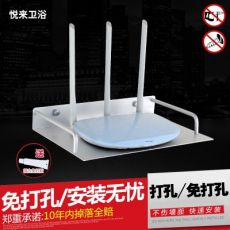 免打孔創(chuàng)意墻上電視機頂盒架置物架客廳路由器收納盒壁掛臥室隔板