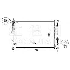 HL-AD005 汽車散熱器 奧迪(進(jìn)口)